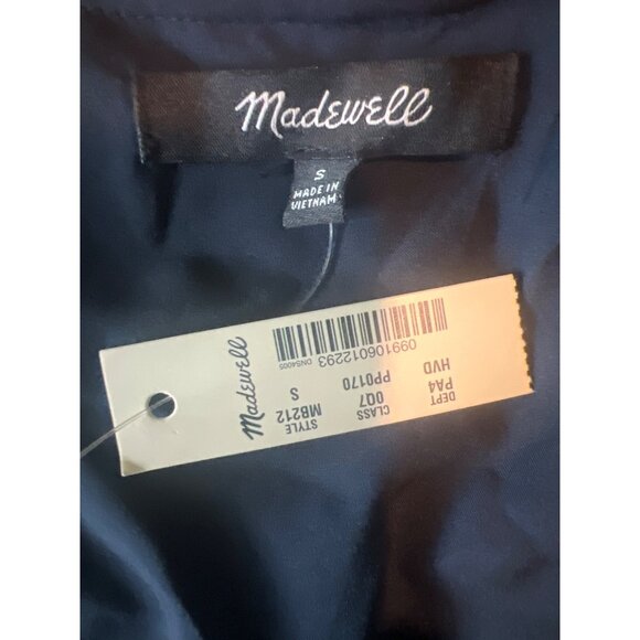 Madewell Tie-Waist Midi Dress in Harvest Vine Floral Wrap Dress S  NWT runs larg - Picture 6 of 11